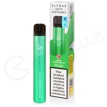 Apple Watermelon Elf Bar 600 V2 Disposable Vape
