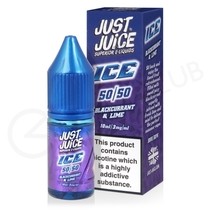Blackcurrant & Lime E-Liquid by Just Juice Ice 50/50