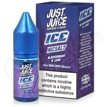 Blackcurrant & Lime Nic Salt E-Liquid by Just Juice Ice