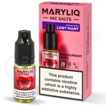 Blackcurrant Apple Nic Salt E-Liquid by Lost Mary Maryliq