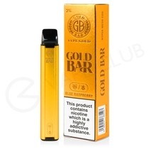 Blue Raspberry Gold Bar Disposable Vape