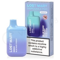 Blue Razz Cherry Lost Mary BM600 Disposable Vape