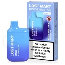 Blue Razz Ice Lost Mary BM600 Disposable Vape
