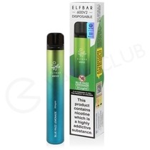 Blue Razz Lemonade Elf Bar 600 V2 Disposable Vape
