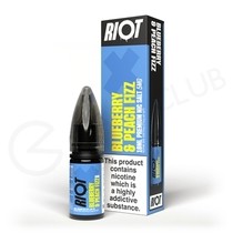 Blueberry & Peach Fizz Nic Salt E-Liquid by Riot X