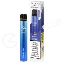 Blueberry Elf Bar 600 V2 Disposable Vape