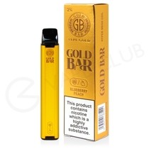 Blueberry Peach Gold Bar Disposable Vape