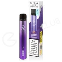 Blueberry Raspberry Elf Bar 600 V2 Disposable Vape