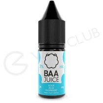 Sour Blue Raspberry Nic Salt E-Liquid by Baa Juice