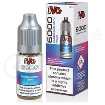 Bubblegum Berry Wave Nic Salt E-Liquid by IVG 6000 Salts