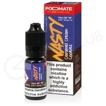 Caramel Cream Cookies Podmate Nic Salt E-Liquid by Nasty Juice