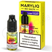 Cherry Lemon Mint Nic Salt E-Liquid by Lost Mary Maryliq