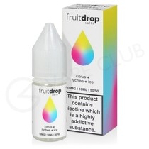 Citrus & Lychee Ice Nic Salt E-Liquid by Fruit Drop