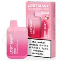 Cotton Candy Ice Lost Mary BM600 Disposable Vape