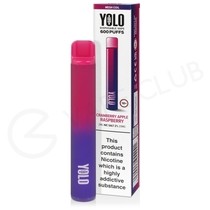 Cranberry Apple Raspberry Yolo Bar M600 Disposable Vape