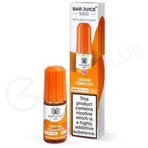 Cream Tobacco Nic Salt E-Liquid by Bar Juice 5000
