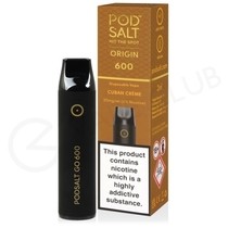 Cuban Creme Pod Salt Go Disposable Vape