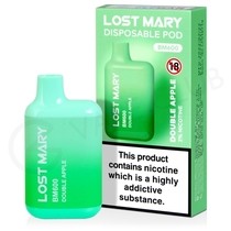 Double Apple Lost Mary BM600 Disposable Vape