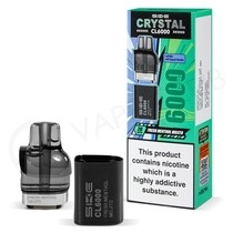 Fresh Menthol Mojito SKE Crystal CL6000 Prefilled Pod