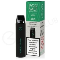 Fresh Mint Pod Salt Go Disposable Vape