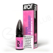 Grape & Strawberry Nic Salt E-Liquid by Riot X