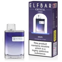 Grape Elf Bar Crystal CR600 Disposable Vape