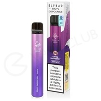 Grape Raspberry Elf Bar 600 V2 Disposable Vape