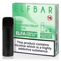 Kiwi Passion Fruit Guava Elf Bar Elfa Prefilled Pod