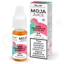 Kiwi Passionfruit Guava Ice Nic Salt E-Liquid by Moja Juice