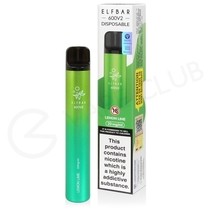 Lemon Lime Elf Bar 600 V2 Disposable Vape