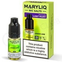 Lemon Lime Nic Salt E-Liquid by Lost Mary Maryliq