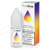 Passion Fruit Mango & Pineapple Nic Salt E-Liquid by Fruit Drop