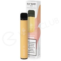 Peach Ice Elf Bar Disposable Vape