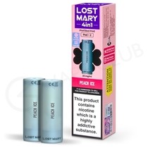 Peach Ice Lost Mary 4 in 1 Prefilled Pod