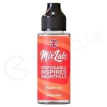Peach Ice Shortfill E-Liquid by Mix Labs 100ml
