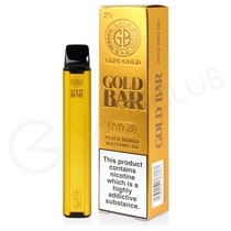 Peach Mango Watermelon Gold Bar Disposable Vape
