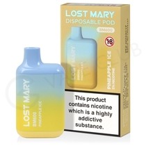 Pineapple Ice Lost Mary BM600 Disposable Vape