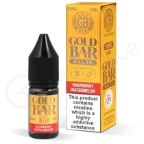 Raspberry Watermelon Nic Salt E-Liquid by Gold Bar Salts