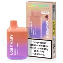 Sakura Grape Lost Mary BM600 Disposable Vape