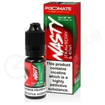 Strawberry & Kiwi Podmate Nic Salt E-Liquid by Nasty Juice