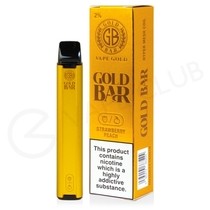 Strawberry Peach Gold Bar Disposable Vape