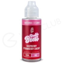 Strawberry Raspberry Cherry Shortfill E-Liquid by Double Brew Bar Series 100ml