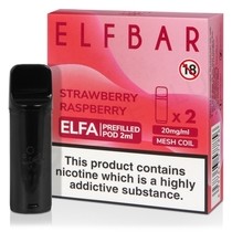 Strawberry Raspberry Elf Bar Elfa Prefilled Pod