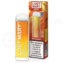 Triple Mango Lost Mary QM600 Disposable Vape
