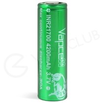 Vapcell P42A 21700 Rechargeable Vape Battery (4200mAh 30A)