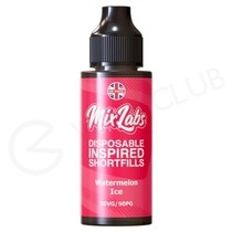 Watermelon Ice Shortfill E-Liquid by Mix Labs 100ml