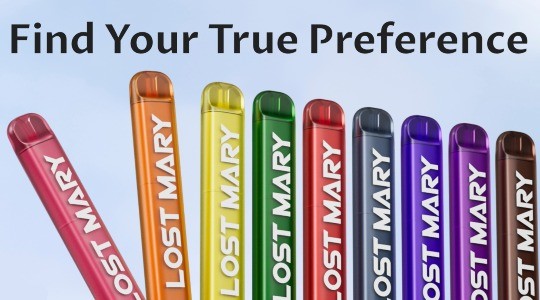 Lost Mary AM600 all colors in a line.